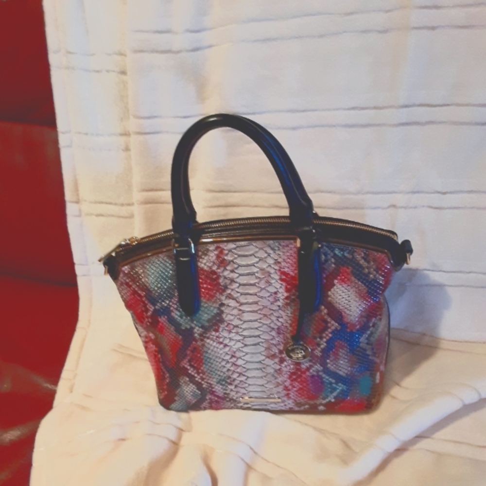 BRAHMIN DUXBURY SATCHEL MULTI COLOR  # 144
